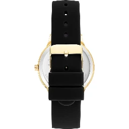 Black Synthetic Dress Watch
