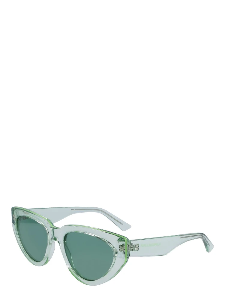 Green Injected Sunglasses