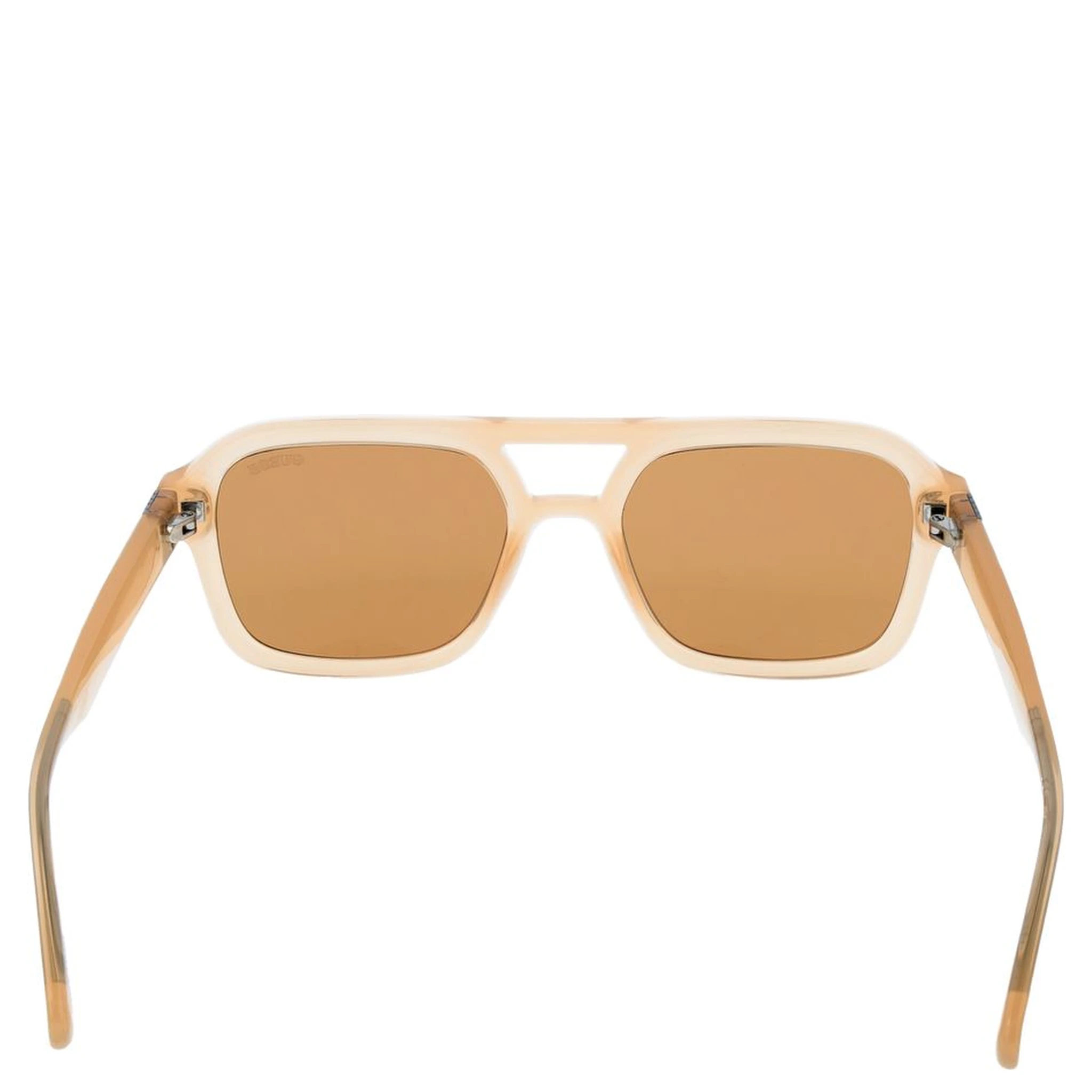 Beige Plastic Sunglasses
