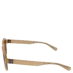 Beige Plastic Sunglasses