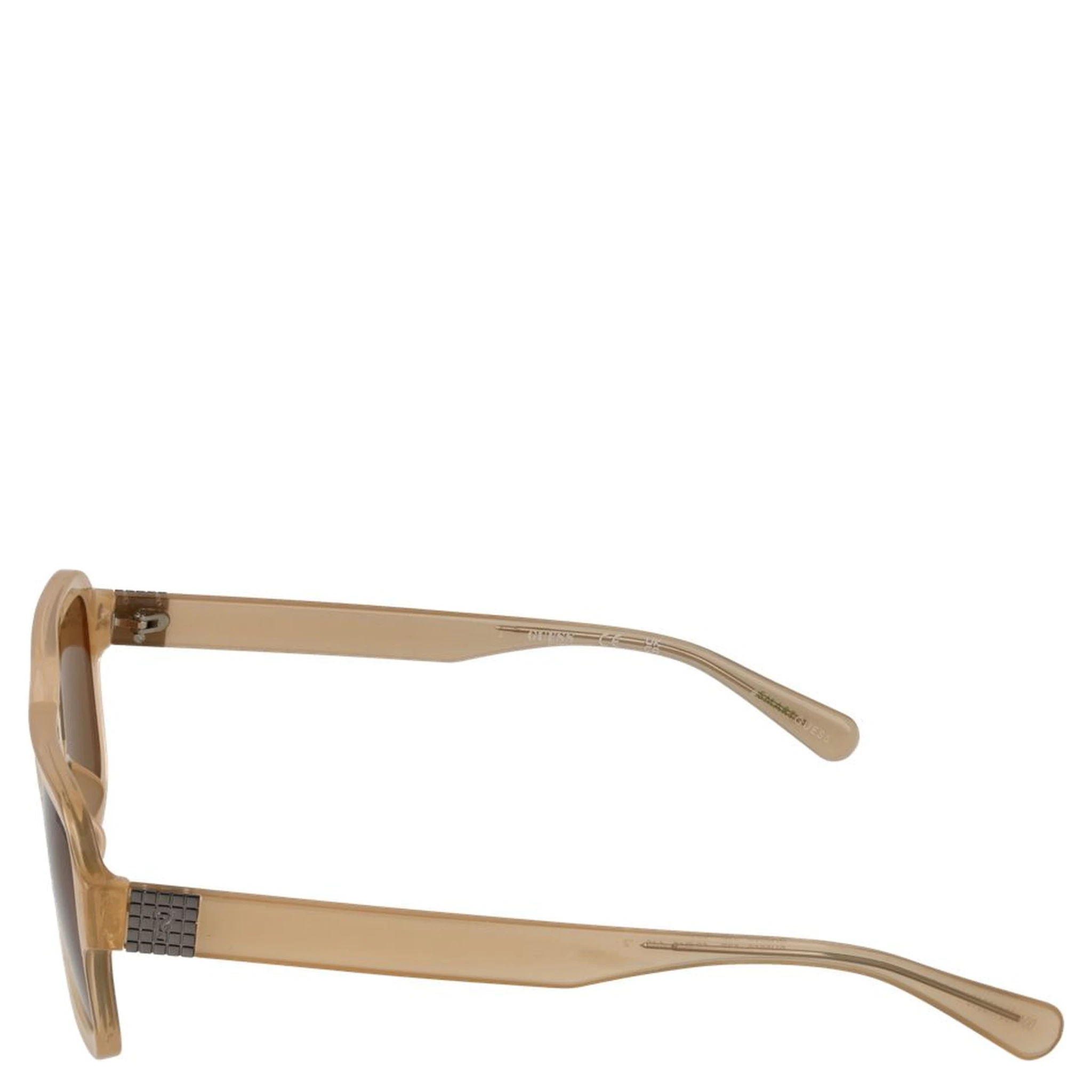 Beige Plastic Sunglasses