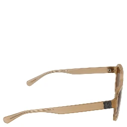 Beige Plastic Sunglasses