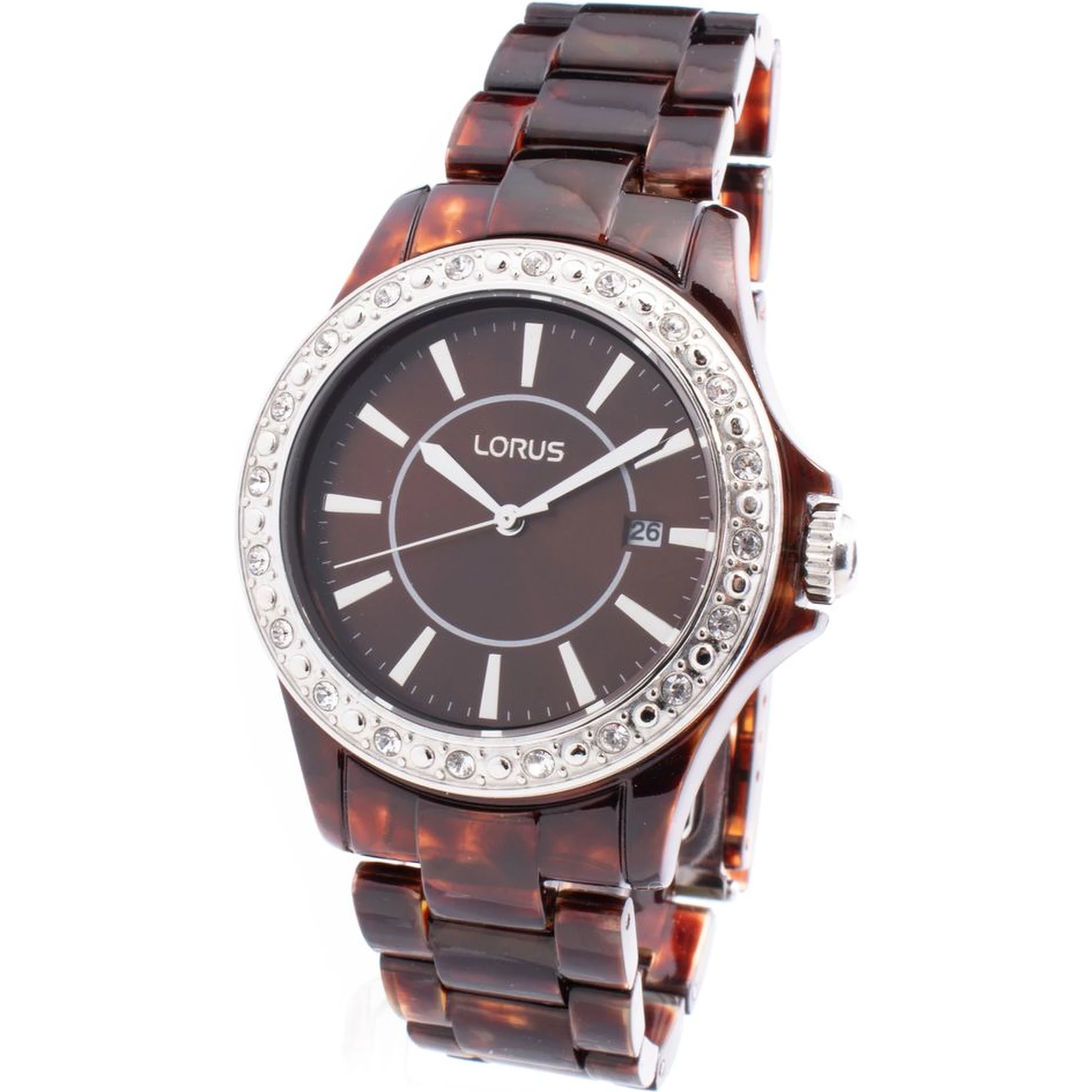Brown Polyethylene Dress Watch