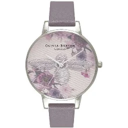 Gray Artificial Leather Dress Watch