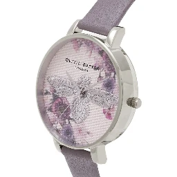 Gray Artificial Leather Dress Watch