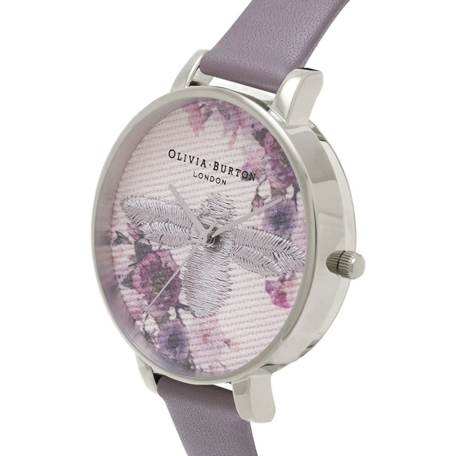 Gray Artificial Leather Dress Watch