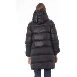 Black Nylon Jacket Coat