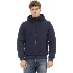 Blue Polyester Jacket