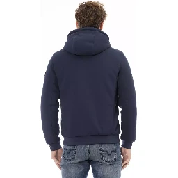 Blue Polyester Jacket