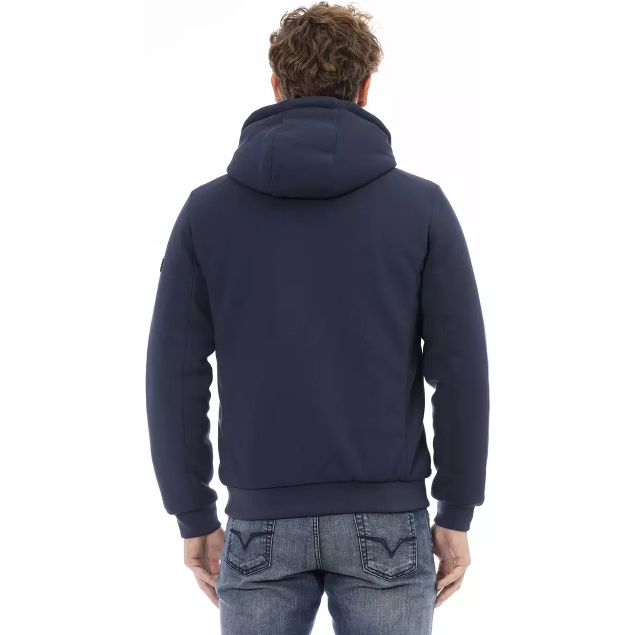 Blue Polyester Jacket