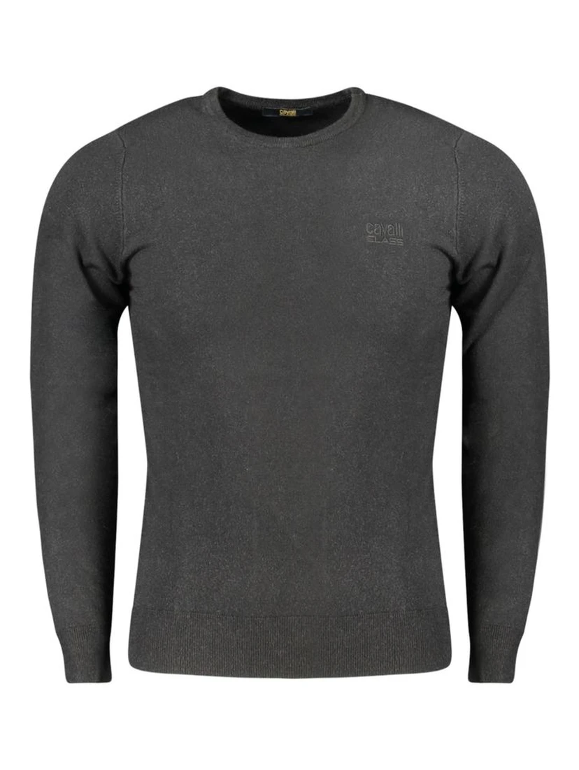 Black Polyester Sweater