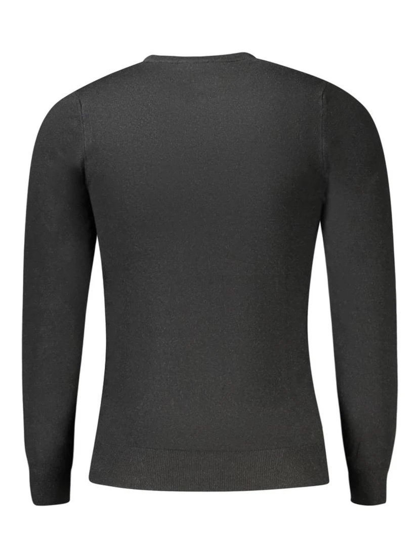 Black Polyester Sweater