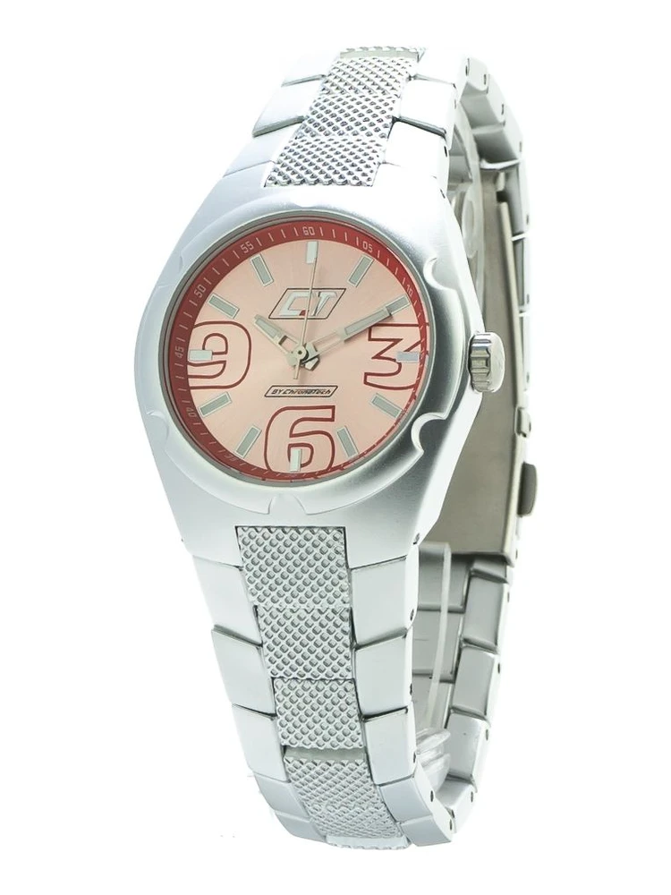 Silver Polycarbonate Dress Watch