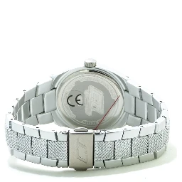 Silver Polycarbonate Dress Watch
