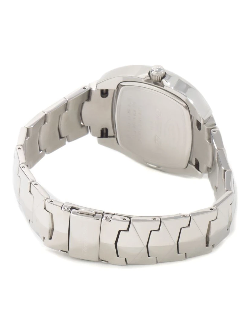 ساعة يد رسمية من الفولاذ المقاوم للصدأ الفضي