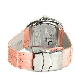Multicolor Leather Dress Watch