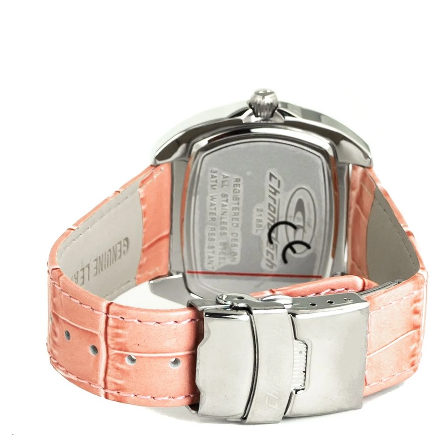 Multicolor Leather Dress Watch