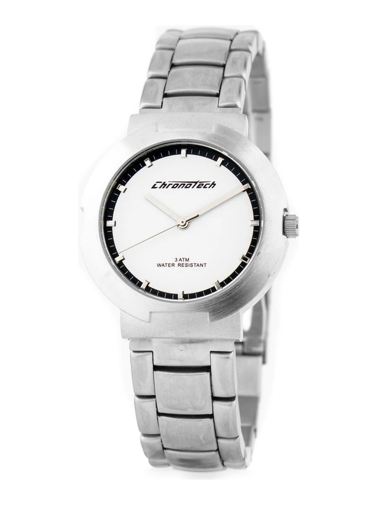 Silver Stainless Steel Dress Watch