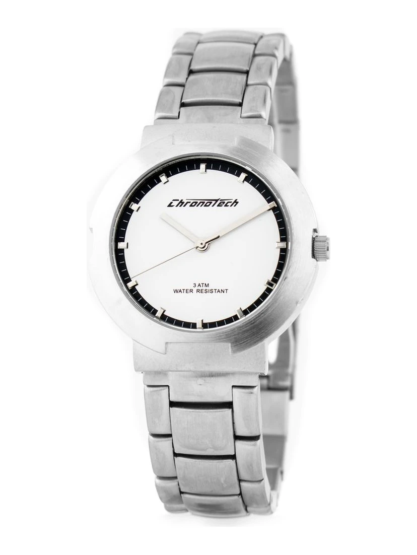 Silver Stainless Steel Dress Watch