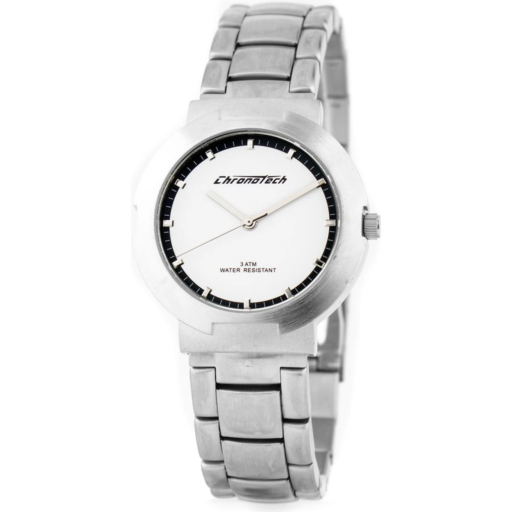 Silver Stainless Steel Dress Watch