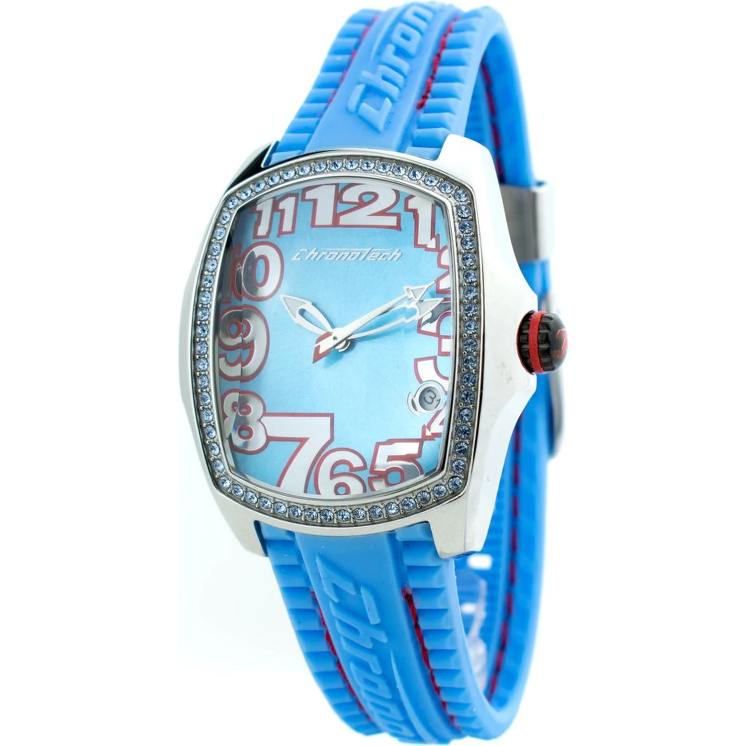 Blue Rubber Sport Watch