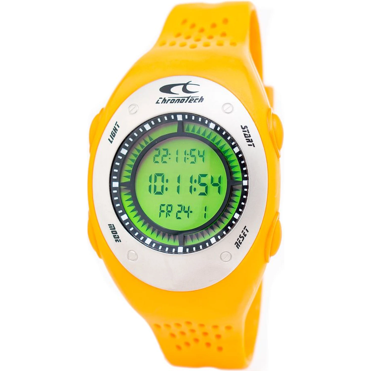 Orange Rubber Digital Watch