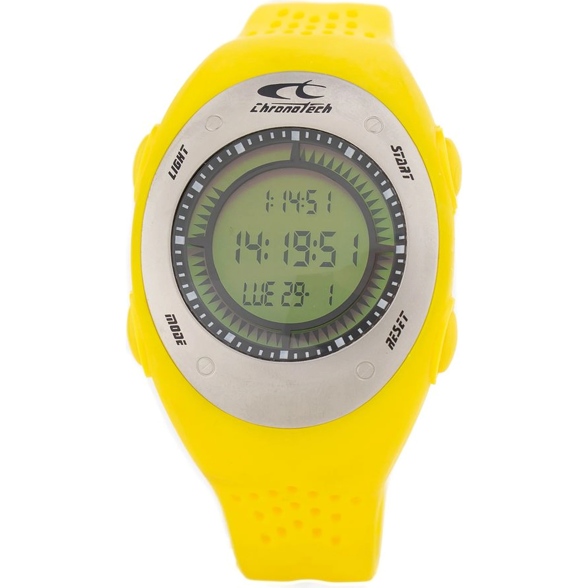 Yellow Rubber Digital Watch