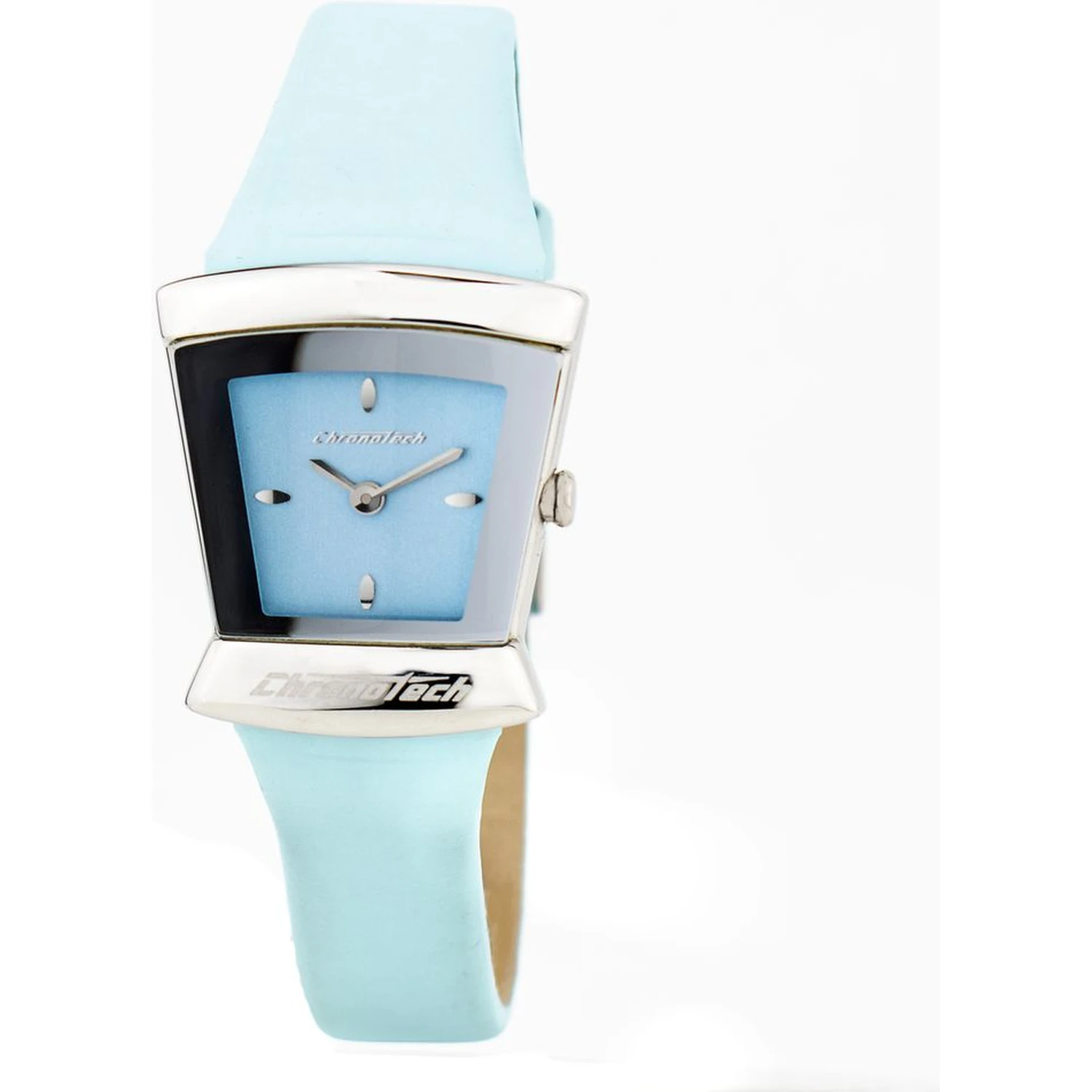 Blue Leather Dress Watch