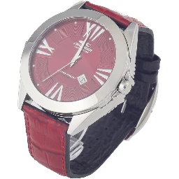 Black Leather Dress Watch