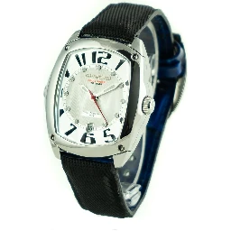 Black Leather Dress Watch