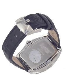 ساعة يد رسمية من الجلد الأسود