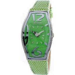 Green Leather Dress Watch