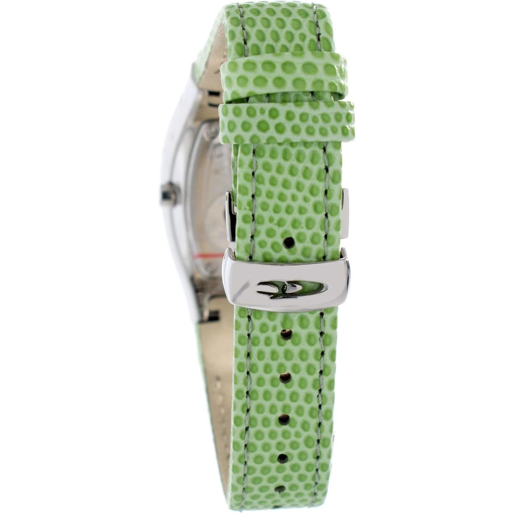 Green Leather Dress Watch