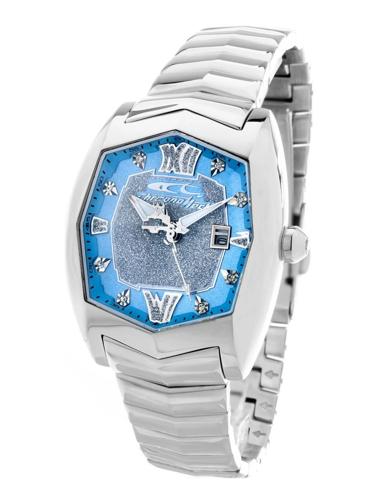 ساعة يد رسمية من الفولاذ المقاوم للصدأ الفضي