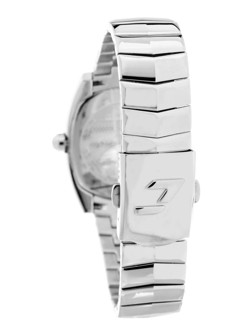 ساعة يد رسمية من الفولاذ المقاوم للصدأ الفضي