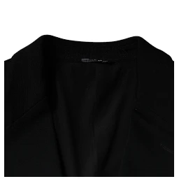 Black Wool Single Breasted Formal Blazer