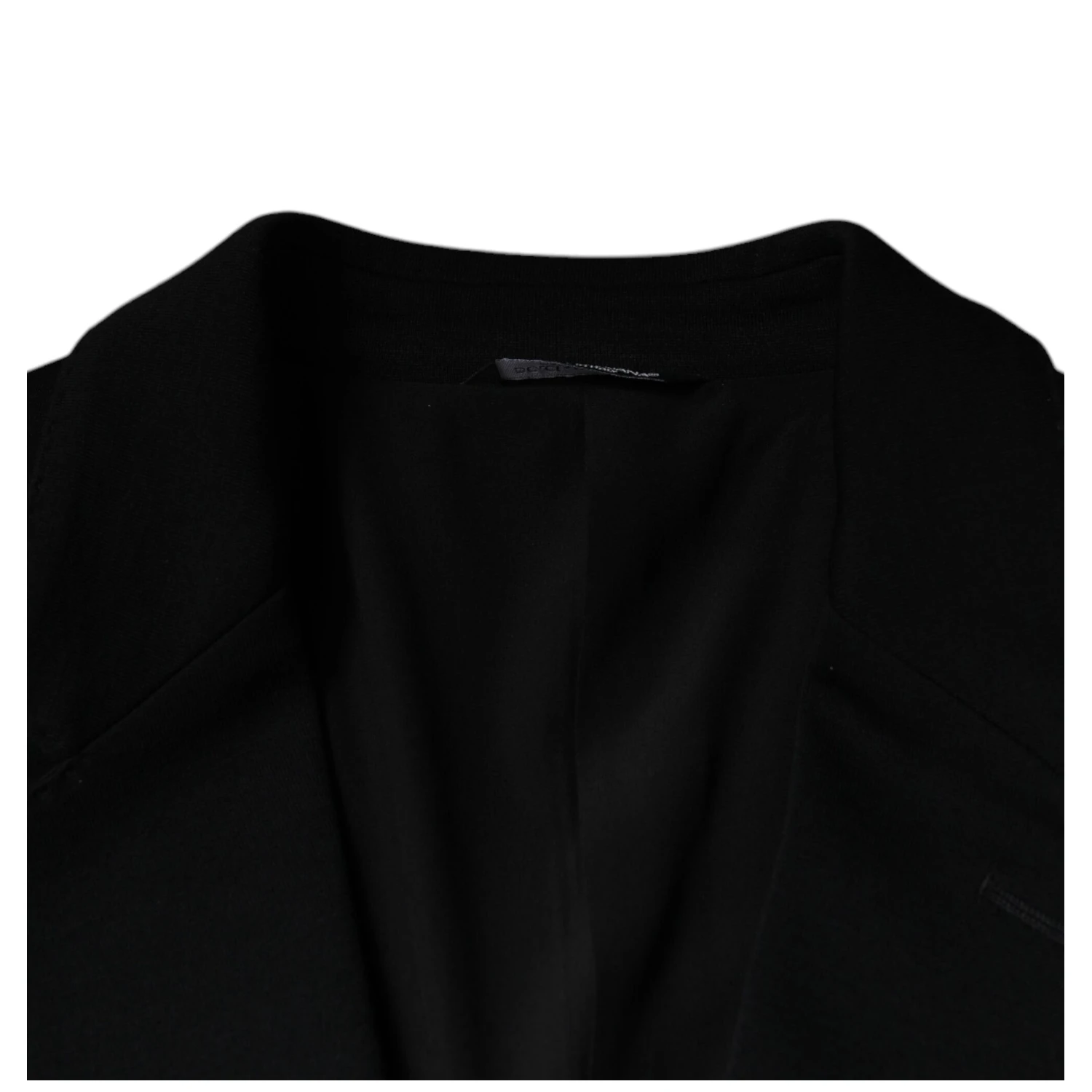 Black Wool Single Breasted Formal Blazer