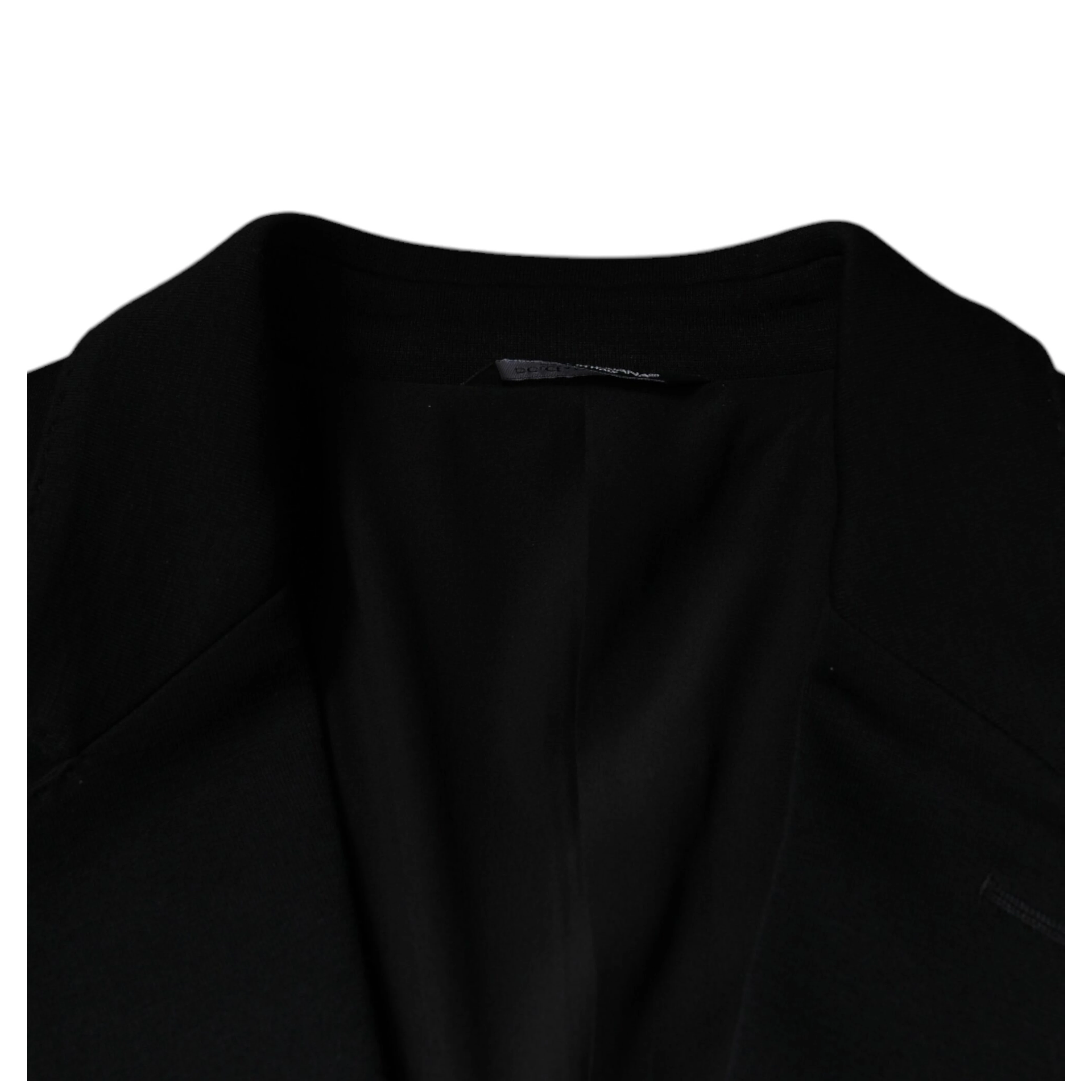 Black Wool Single Breasted Formal Blazer