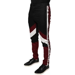 Multicolor Stripe Skinny Cotton Pants