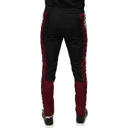Multicolor Stripe Skinny Cotton Pants