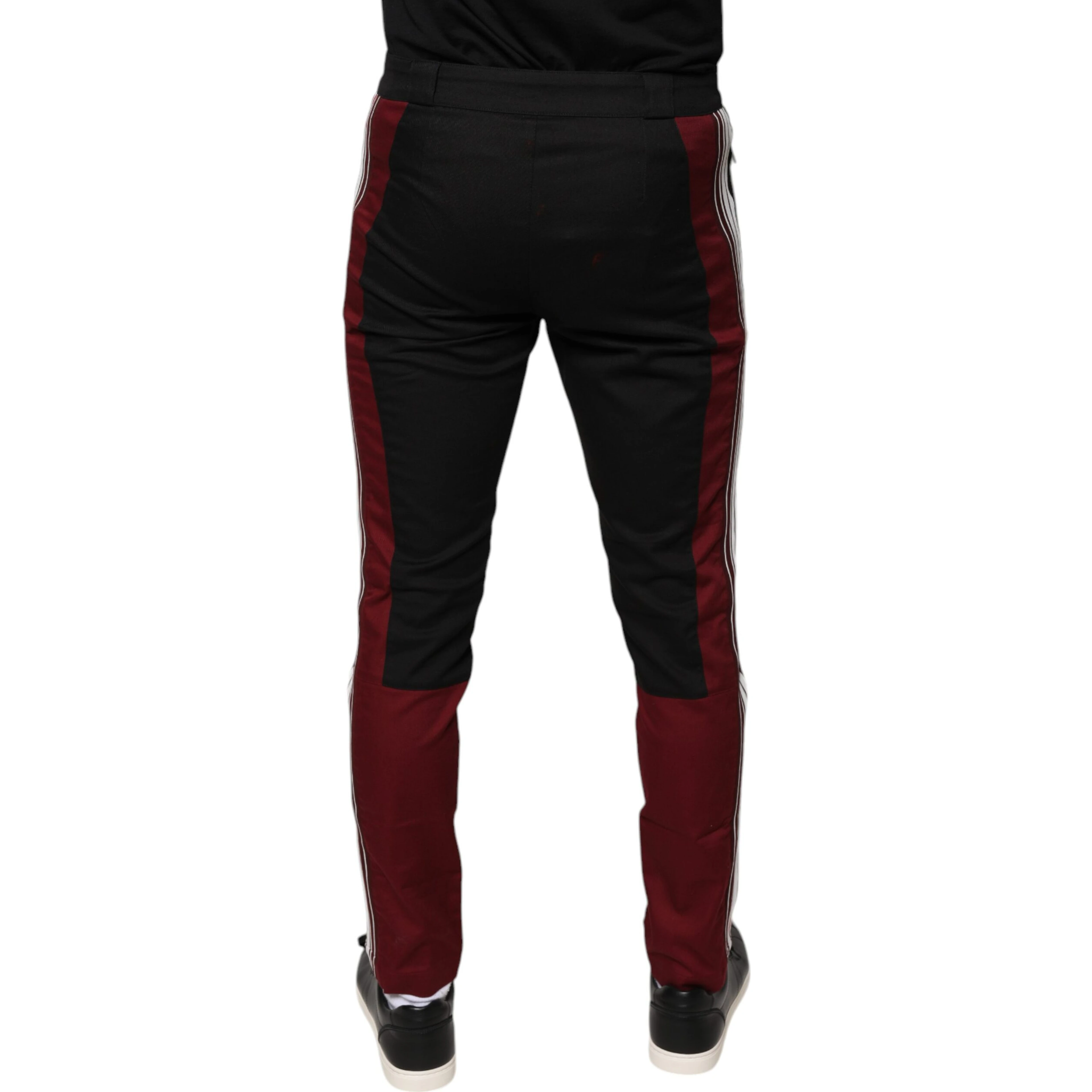 Multicolor Stripe Skinny Cotton Pants