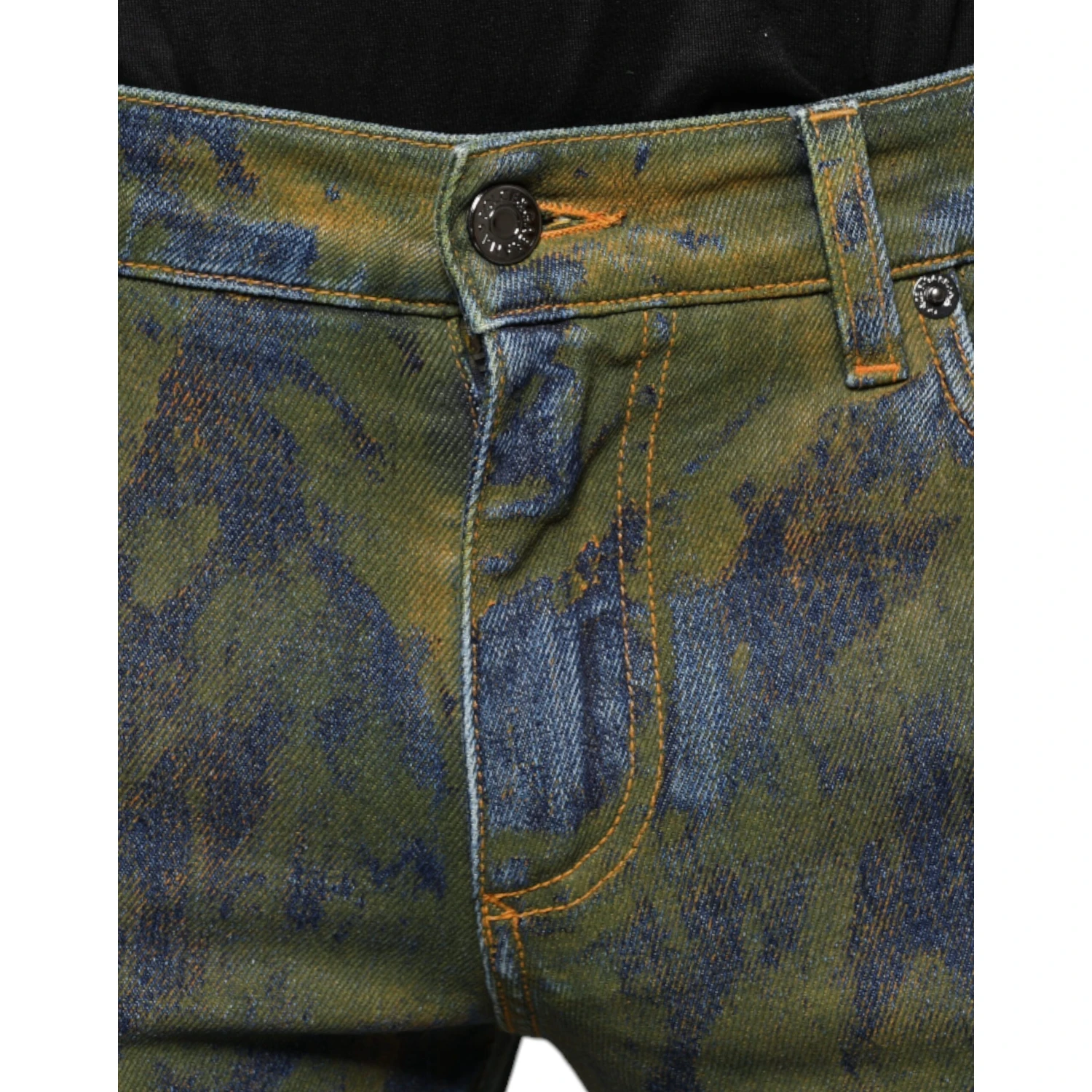 Blue Cotton Dye Slim Fit Men Denim Jeans