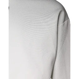 White D&G Logo Hooded Men Sweatshirt Sweater