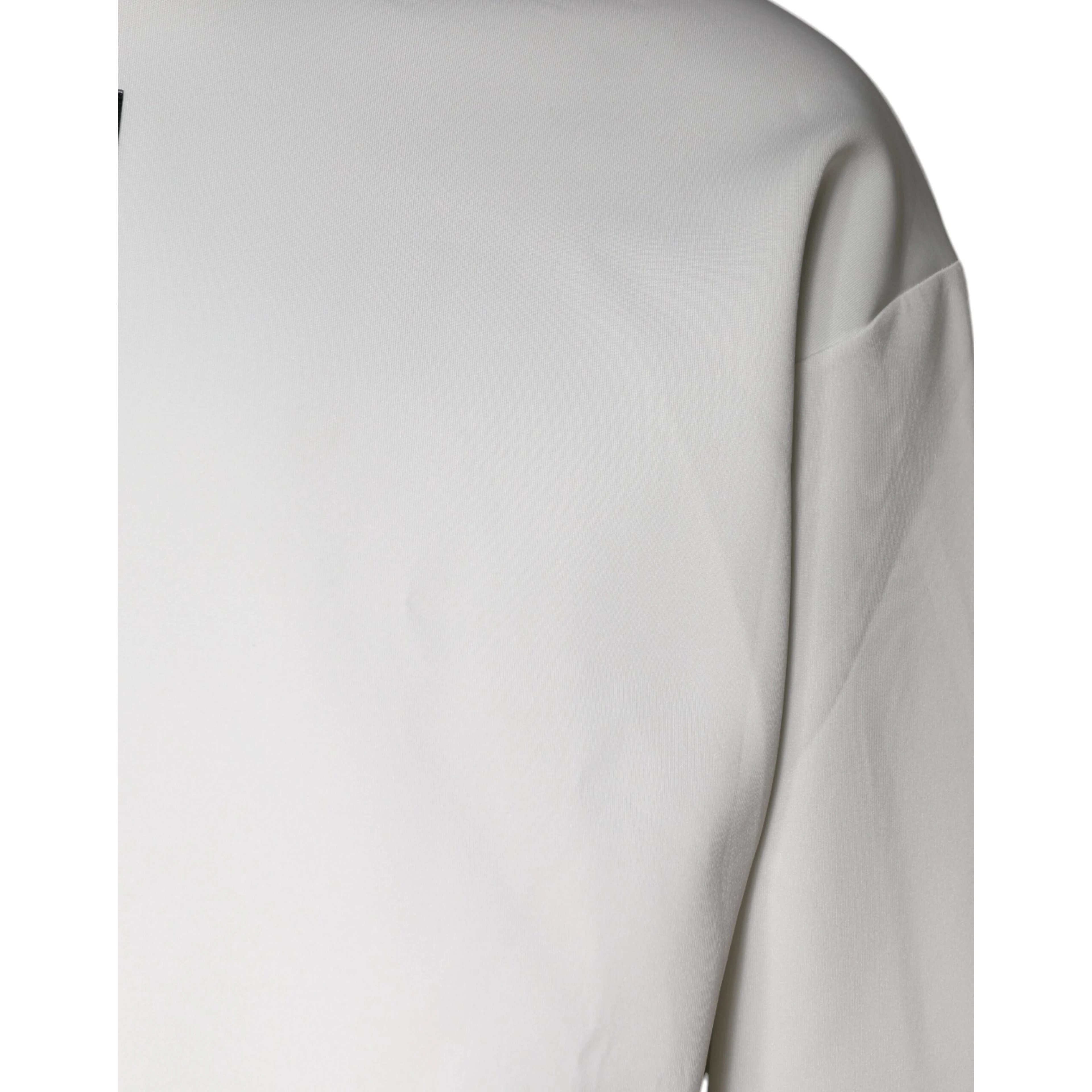White D&G Logo Hooded Men Sweatshirt Sweater