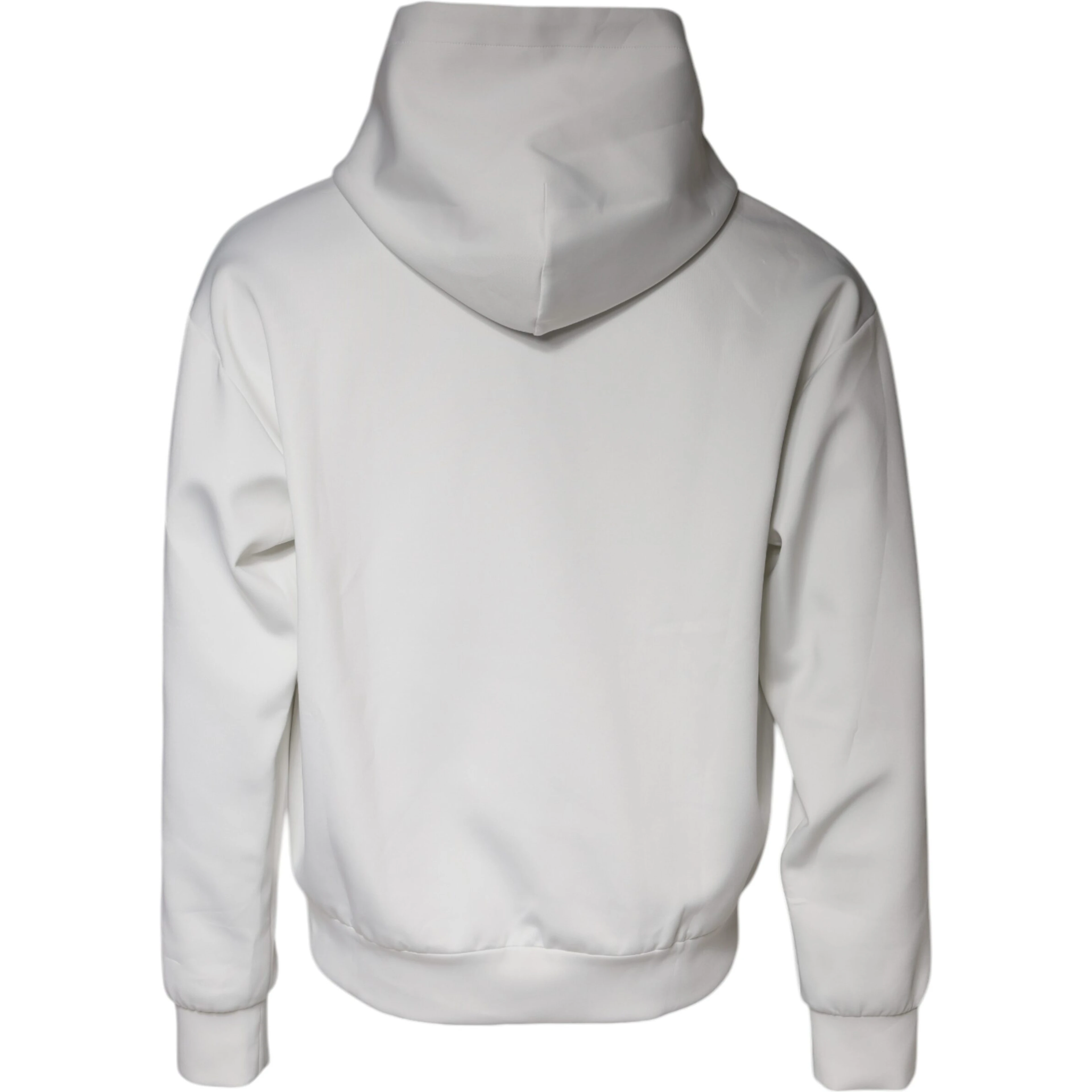 White D&G Logo Hooded Men Sweatshirt Sweater