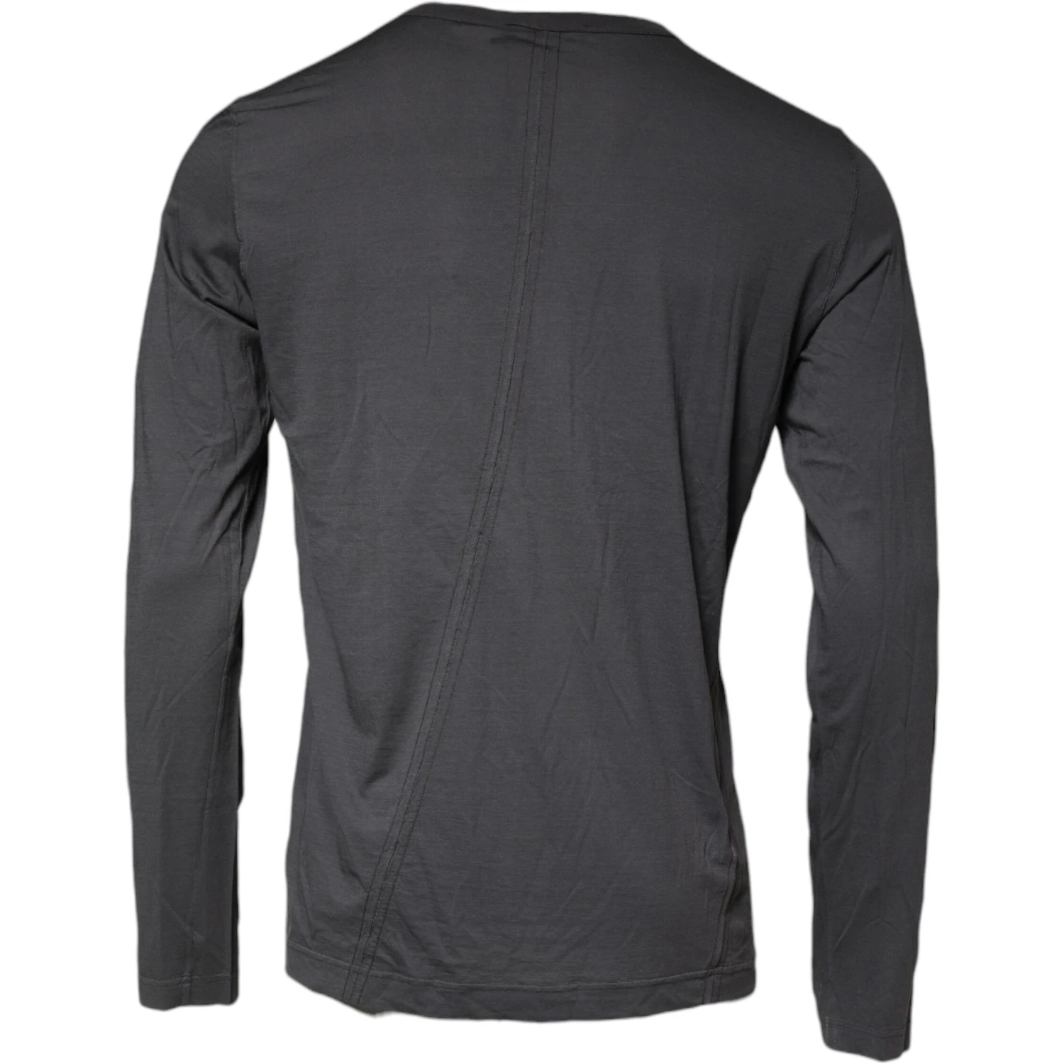 Gray Crown Bee Embroidery Pullover Sweater