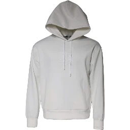 White DG Logo Hooded Men Sweatshirt Sweater