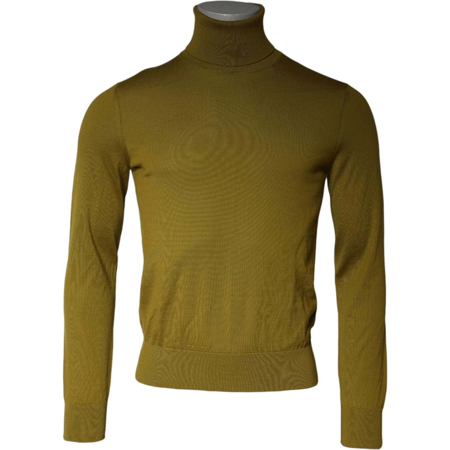 Brown Cashmere Turtleneck Pullover Sweater