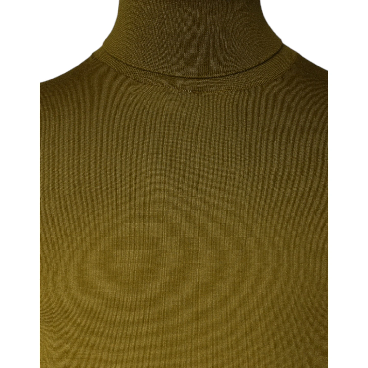 Brown Cashmere Turtleneck Pullover Sweater