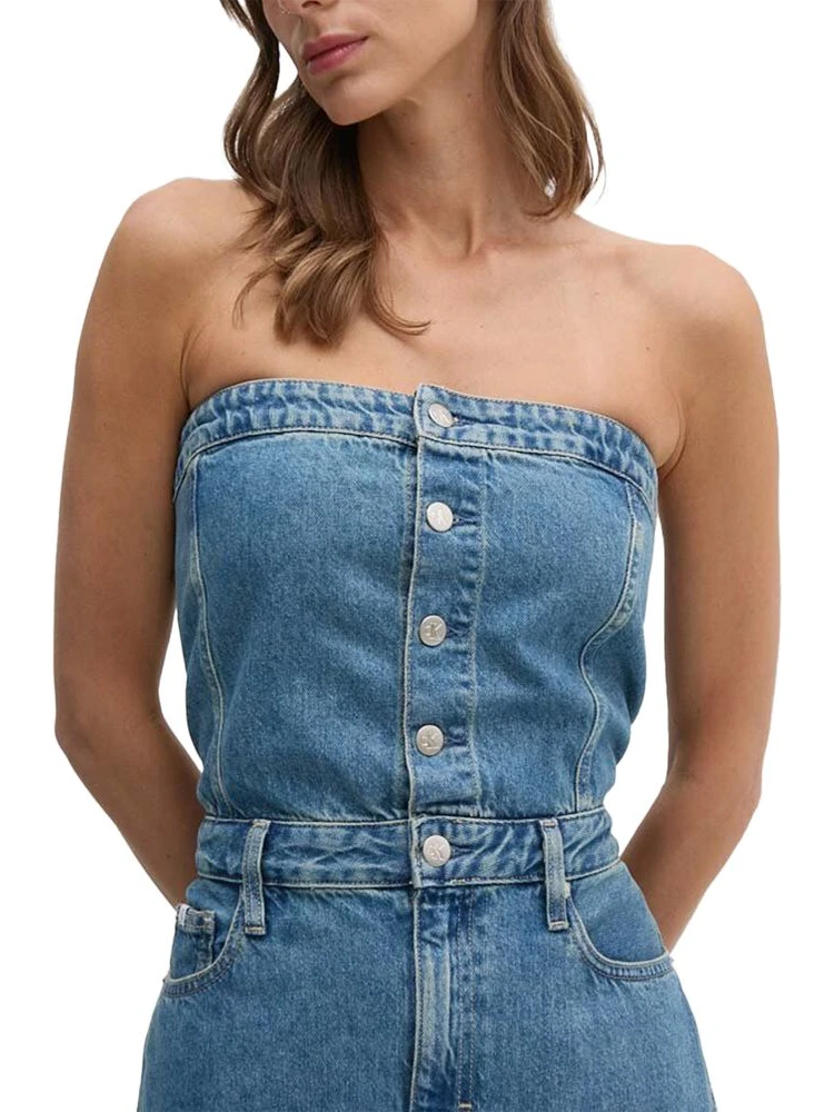 Blue Cotton Long Dress alternative